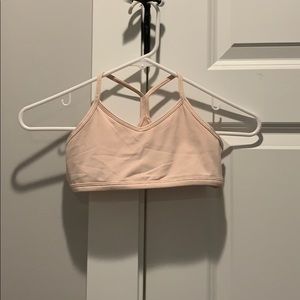 Athleta Girls pink sports bra